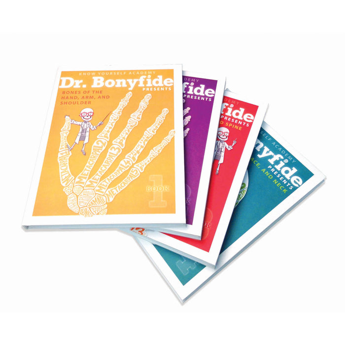 Know Yourself KWYDRB4BB 4 Book Set: Dr. Bonyfide Presents 206 Bones of the Human Body