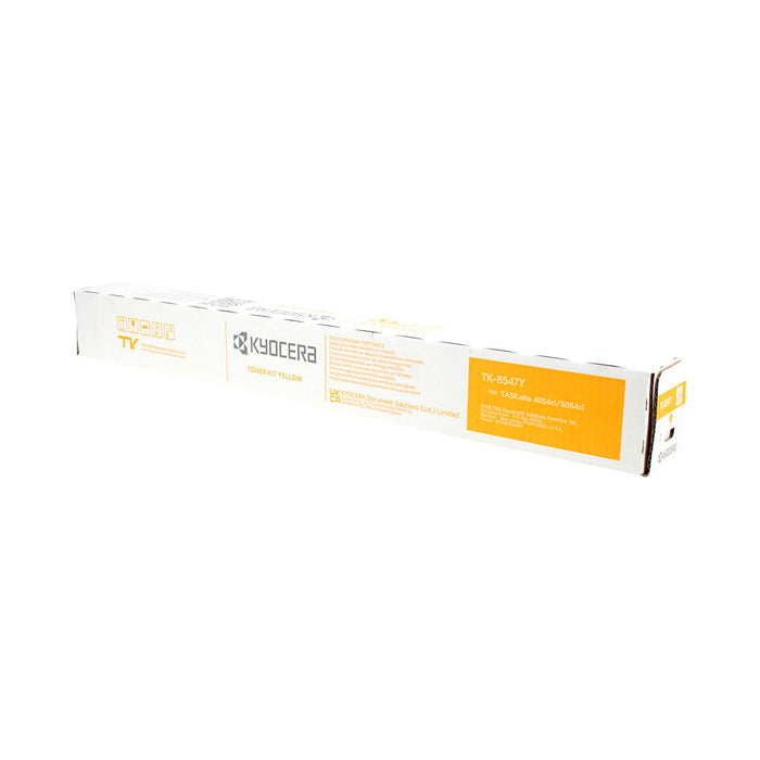 OEM Kyocera Mita TK-8547Y (1T02YMAUS0) Toner Cartridge, Yellow 20K Yield