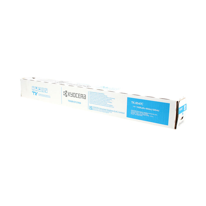 OEM Kyocera Mita TK-8547C (1T02YMCUS0) Toner Cartridge, Cyan 20K Yield