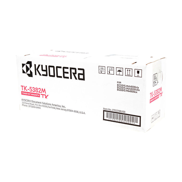 OEM Kyocera Mita TK-5382M (1T02Z0BUS0) Toner Cartridge Magenta, 10K Yield