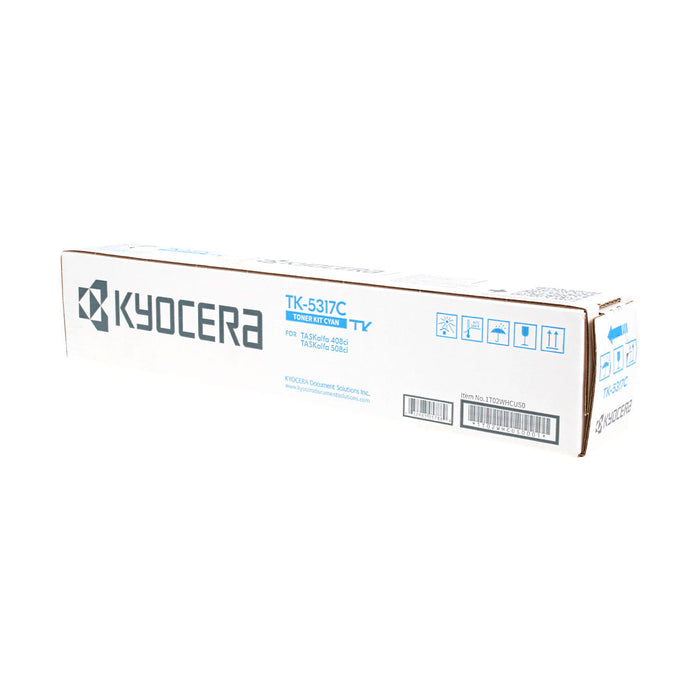 OEM Kyocera Mita TK-5317C (1T02WHCUS0) Toner Cartridge, Cyan 18K Yield