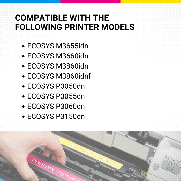 CW Outlet & Supplies Compatible 1T02T60US0 TK3192 Black Toner KYOCERA