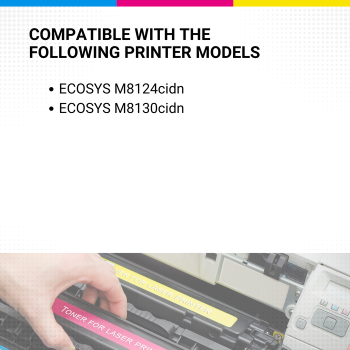 CW Outlet & Supplies Compatible 1T02P3CUS0 TK8117 Cyan Toner KYOCERA