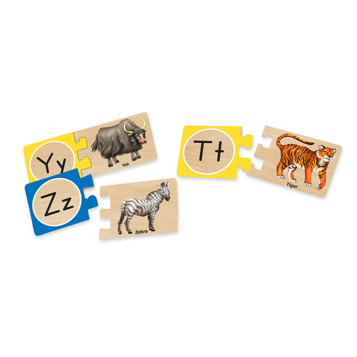 Melissa & Doug LCI2541 Self-Correcting Wooden Alphabet Letter Puzzles