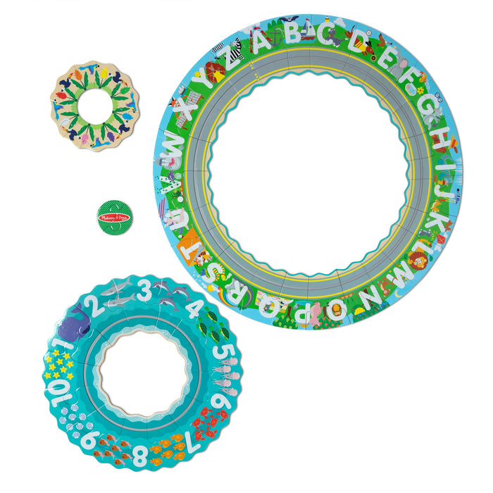 Melissa & Doug LCI31008 Round the Shore Floor Puzzle & Play Set