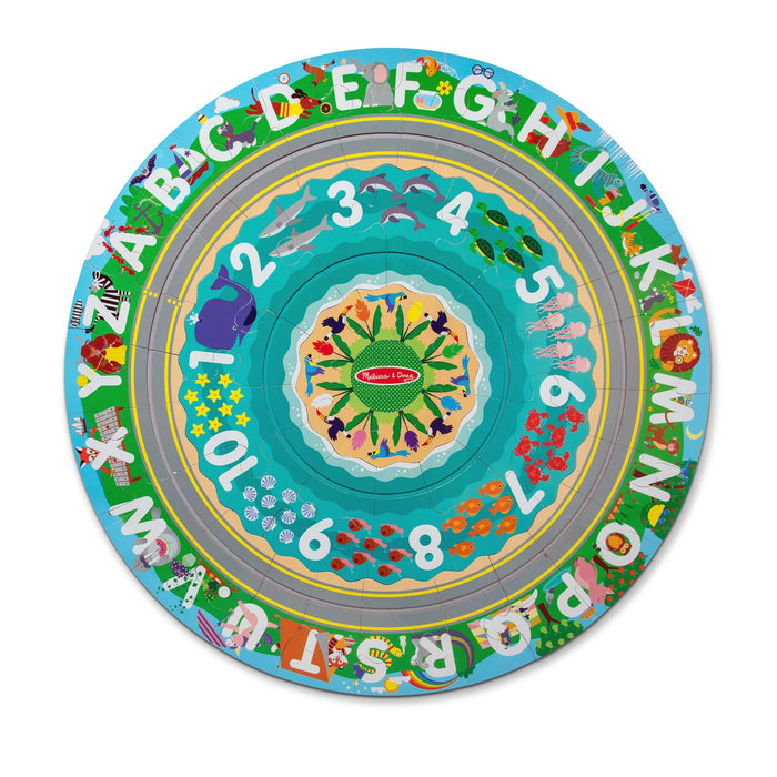 Melissa & Doug LCI31008 Round the Shore Floor Puzzle & Play Set