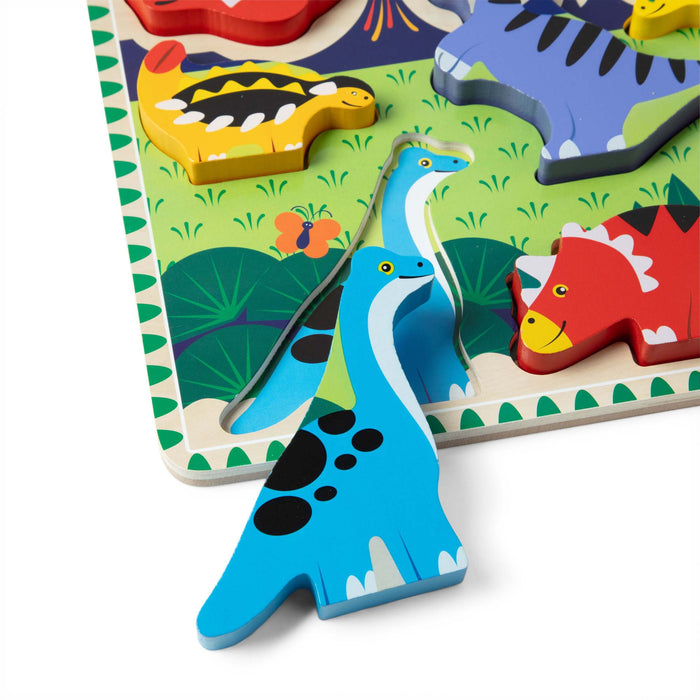 Melissa & Doug LCI3747 Dinosaurs Chunky Puzzle