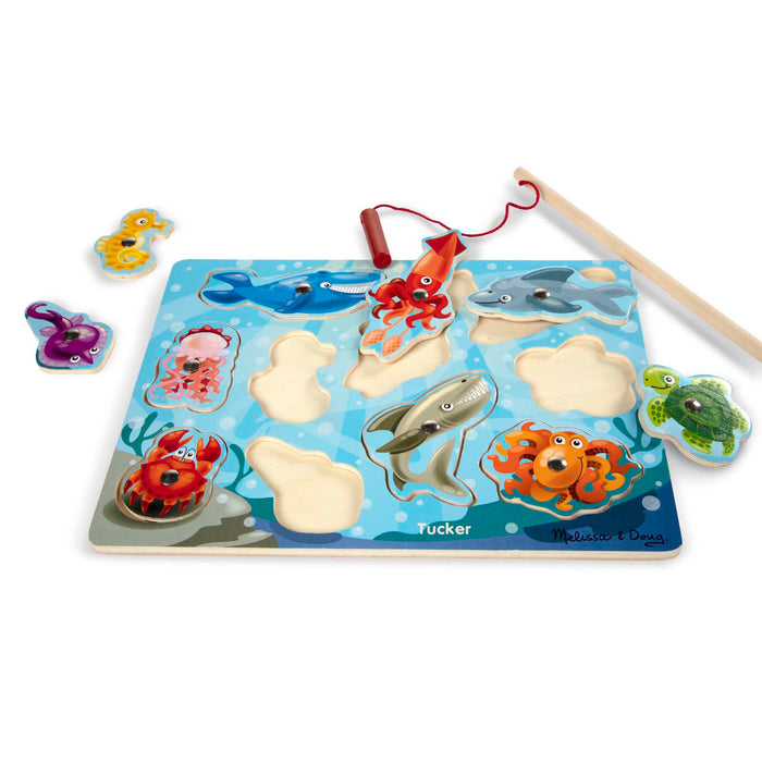 Melissa & Doug LCI3778 Fishing Magnetic Puzzle Game