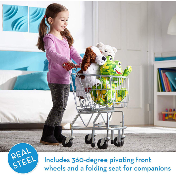 Melissa & Doug LCI4071 Metal Shopping Cart