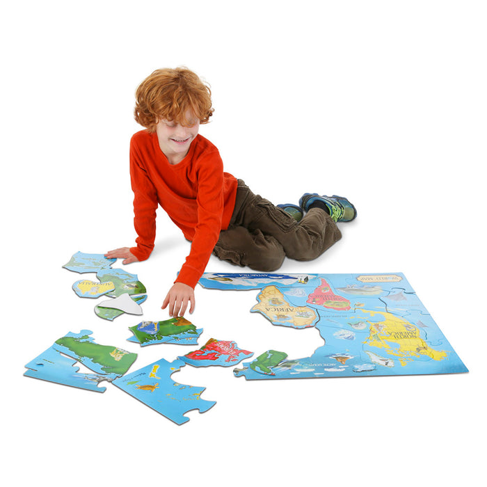 Melissa & Doug LCI446 World Map Floor Puzzle