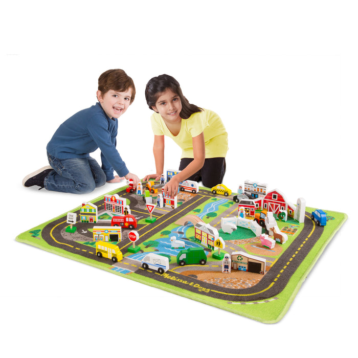Melissa & Doug LCI5195 Deluxe Road Rug Play Set