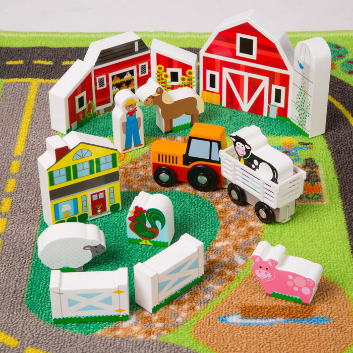 Melissa & Doug LCI5195 Deluxe Road Rug Play Set