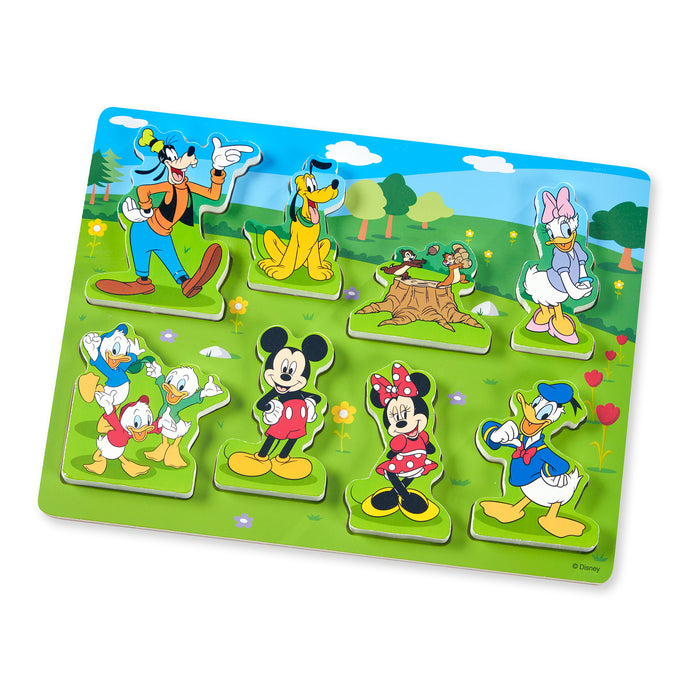 Melissa & Doug LCI7184 Mickey Mouse Wooden Chunky Puzzle