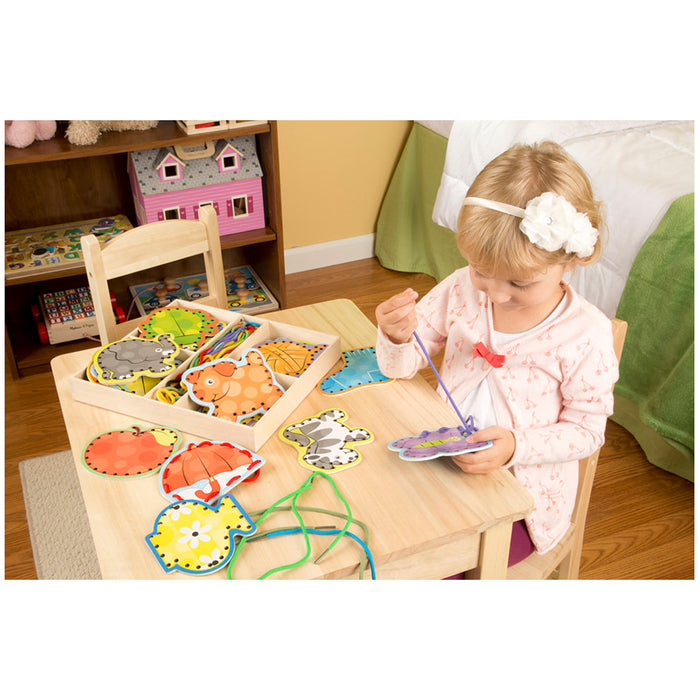 Melissa & Doug LCI9490 Alphabet Lacing Cards