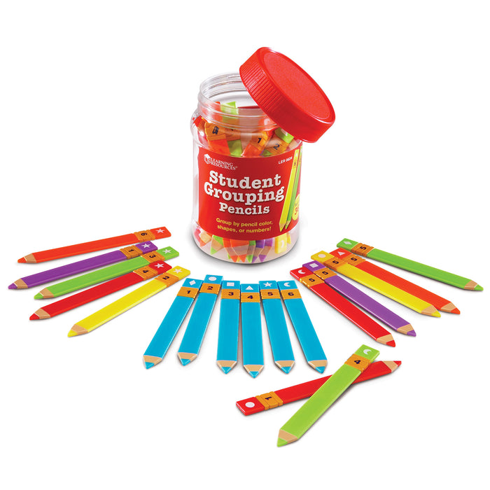 Learning Resources LER0624 Student Grouping Pencils, Set of 36