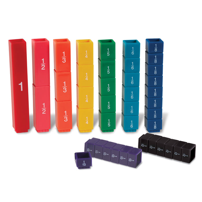 Learning Resources LER2510 Fraction Tower Cubes: Fraction Set