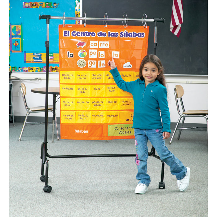 Learning Resources LER2573 El Centro de las silabas Pocket Chart (Spanish Syllables)