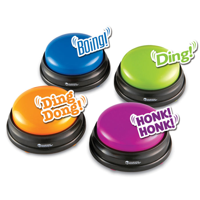 Learning Resources LER3774 Answer Game Show Buzzers, Set of 4