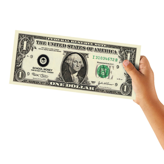 Learning Resources LER5080 Double-Sided Magnetic Money Set