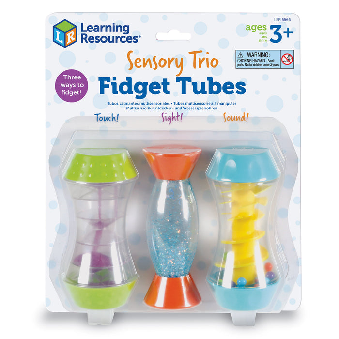 Learning Resources LER5566 Sensory Trio Fidget Tubes