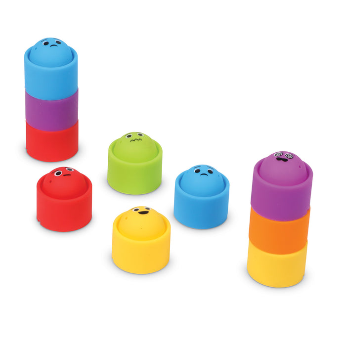 Learning Resources LER5572 Rainbow Emotions Fidget Poppers Classroom Set