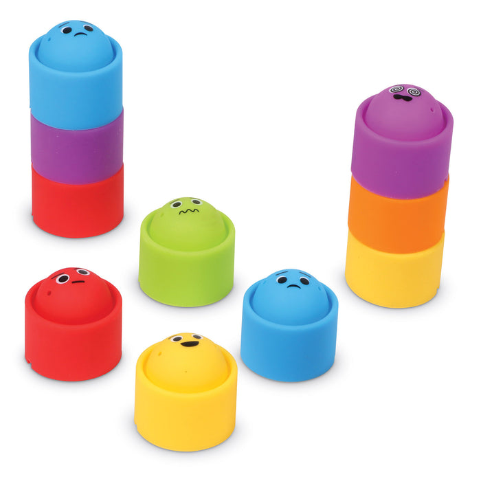 Learning Resources LER5572 Rainbow Emotions Fidget Poppers Classroom Set
