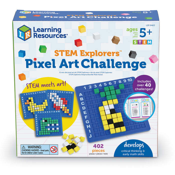 Learning Resources LER9463 STEM Explorers&trade; Pixel Art Challenge
