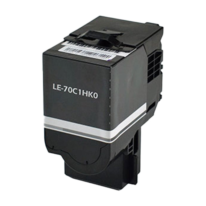 Lexmark Compatible  70C1HK0 , 701HK Black Toner Cartridge