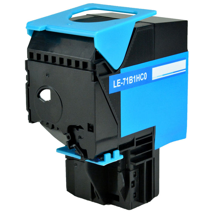 Lexmark Compatible  71B1HC0 Cyan Toner Cartridge