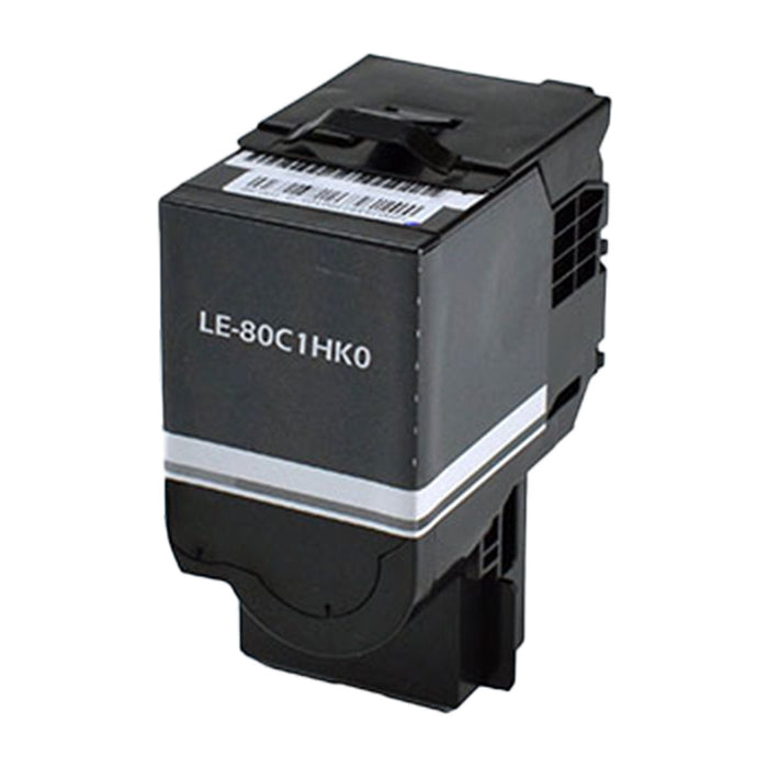 Lexmark Compatible  80C1HK0 (801HK) Black Toner Cartridge