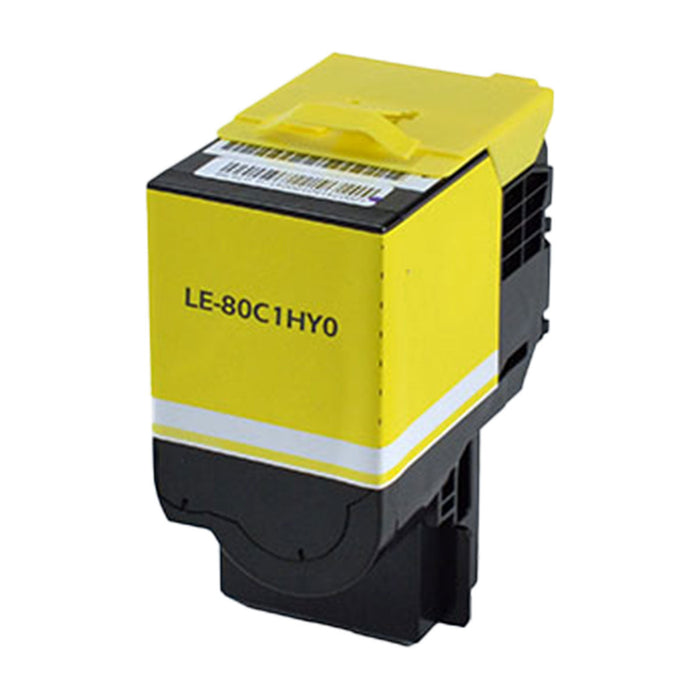 Lexmark Compatible  80C1HY0 Yellow Toner Cartridge