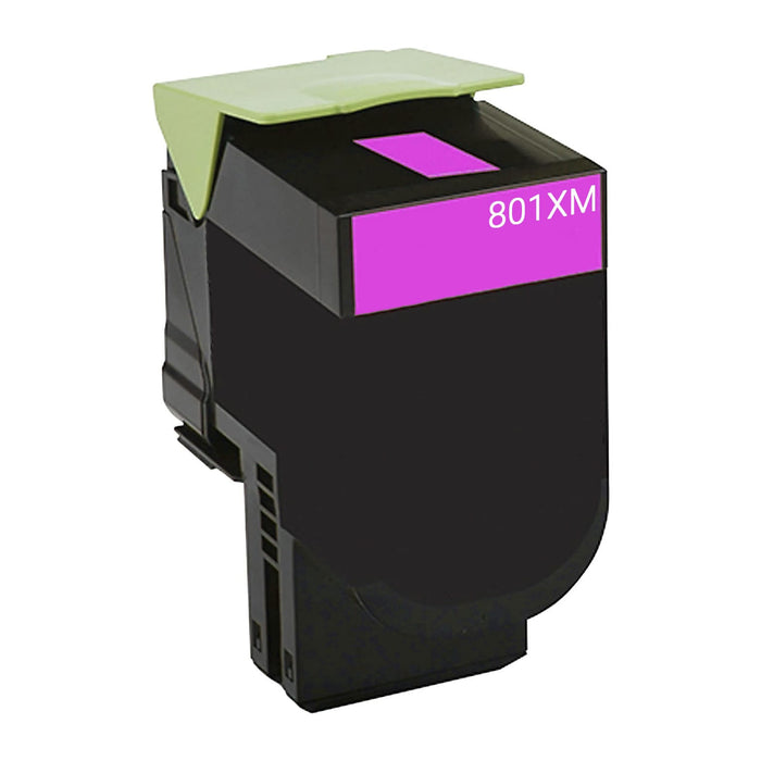 Compatible Lexmark 80C1XM0 (801XM) Magenta Toner Cartridge