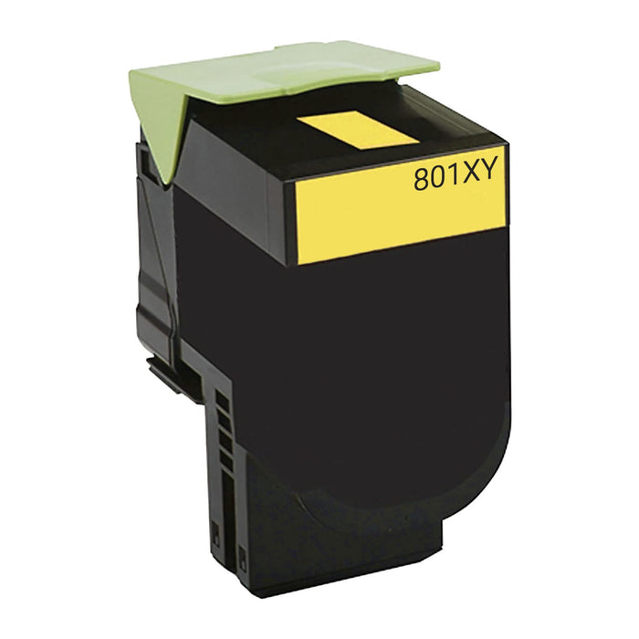 Compatible Lexmark 80C1XY0 (801YM) Yellow Toner Cartridge