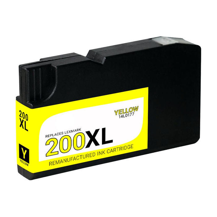 Compatible Lexmark 14L0177, 14L0200 (200XL)  Yellow Inkjet Cartridge