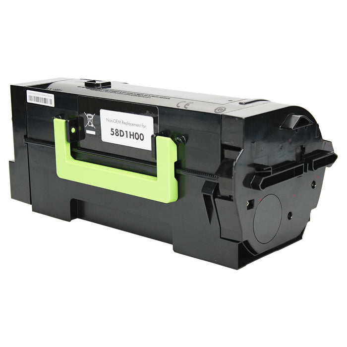 Lexmark Remanufactured  58D1H00 Black Toner Cartridge