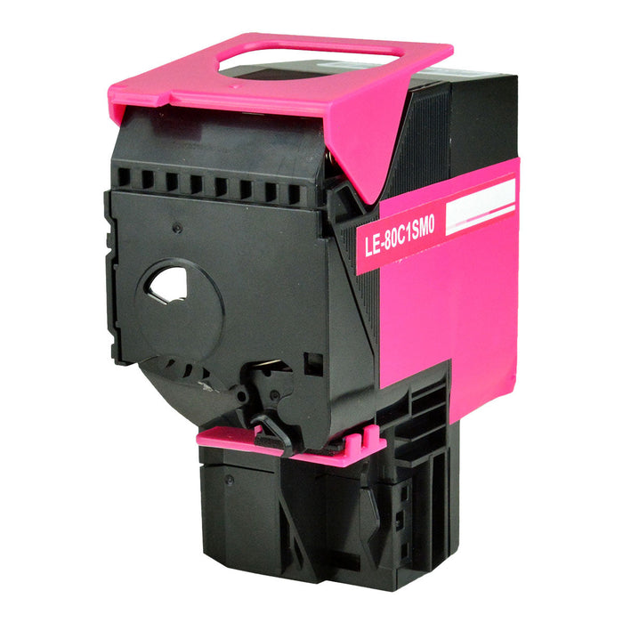 Lexmark Remanufactured  80C1SM0 (801SM) Magenta Toner Cartridge