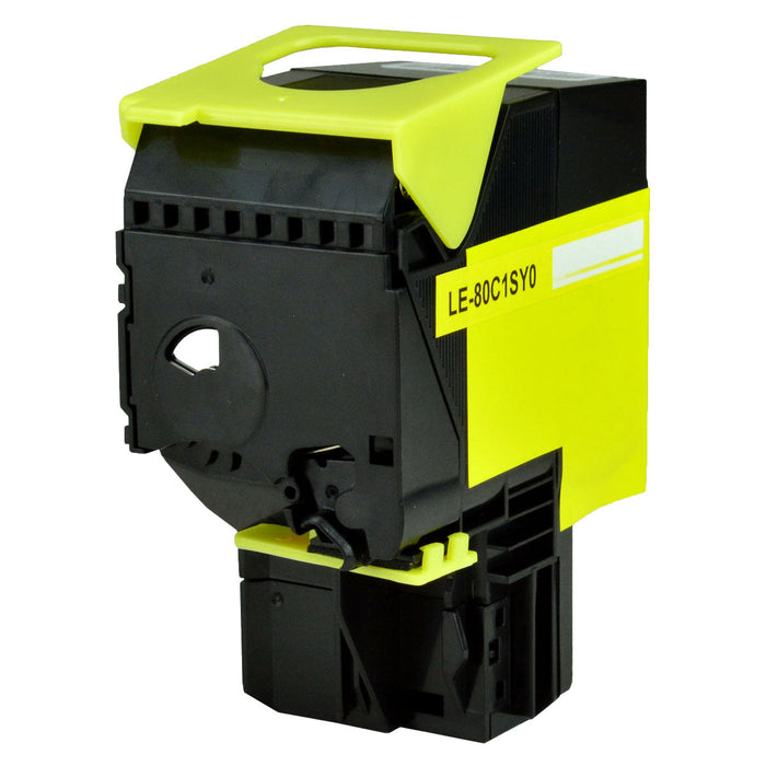 Lexmark Remanufactured  80C1SY0 , 801SY Yellow Toner Cartridge