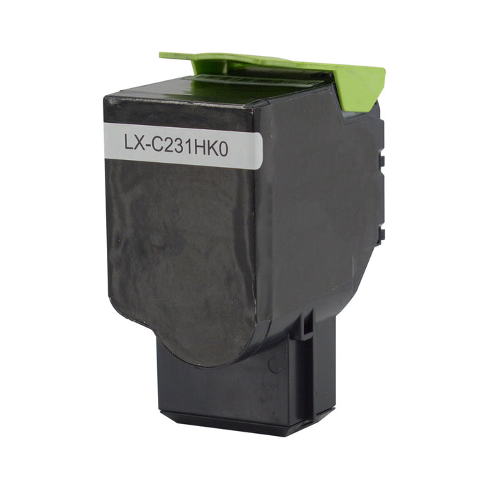 Lexmark Remanufactured  C231HK0 High Yield Black Toner Cartridge