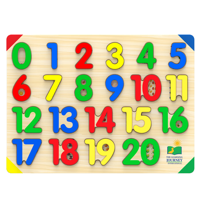 The Learning Journey International LJI285275 Lift & Learn 123 Number Puzzle