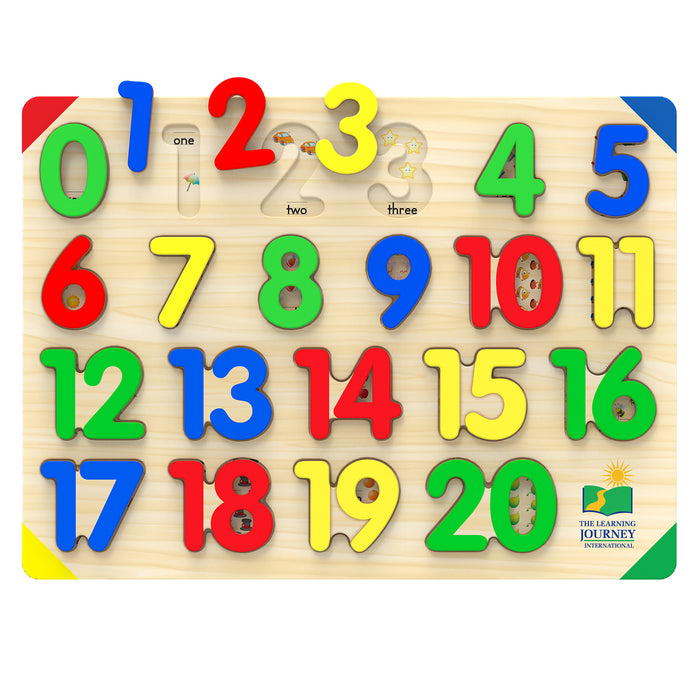 The Learning Journey International LJI285275 Lift & Learn 123 Number Puzzle