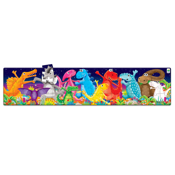The Learning Journey International LJI423929 Long & Tall Puzzles - Color Dancing Dinos