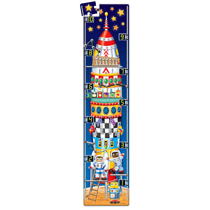 The Learning Journey International LJI434284 Long & Tall Puzzles - 123 Rocketship