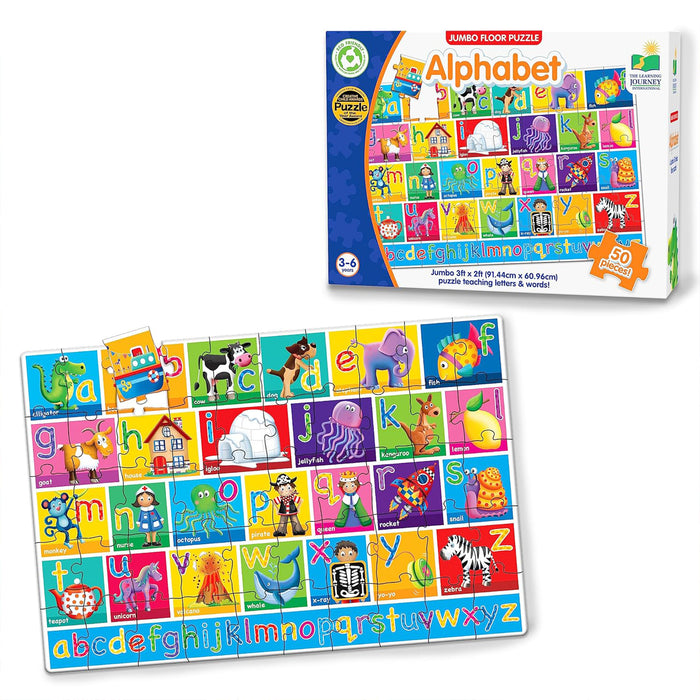 The Learning Journey International LJI436318 Jumbo Floor Puzzles - Alphabet