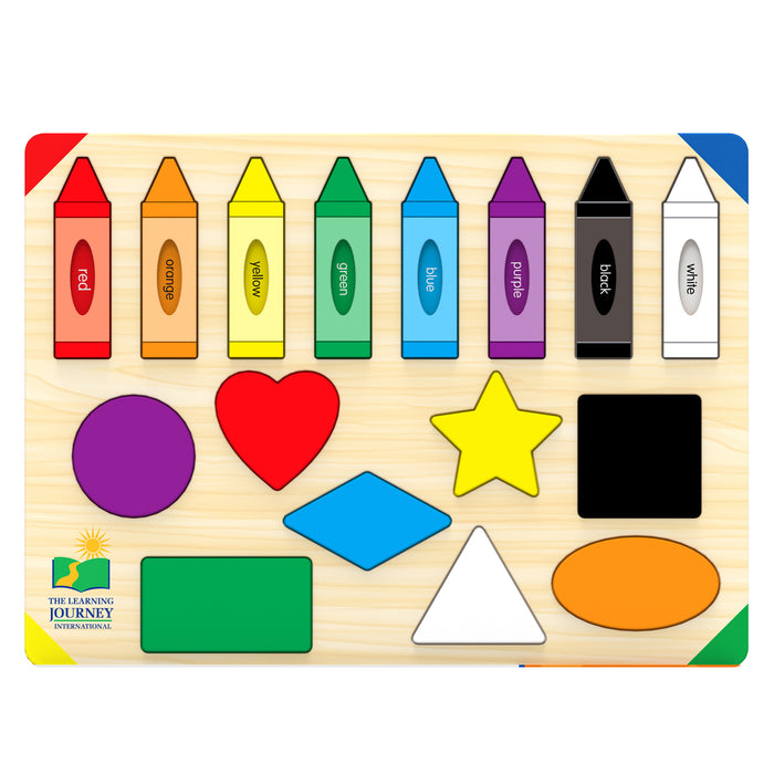 The Learning Journey International LJI501825 Lift & Learn Colors & Shapes