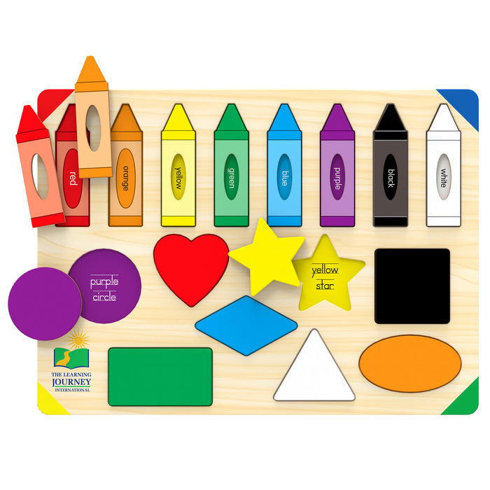 The Learning Journey International LJI501825 Lift & Learn Colors & Shapes