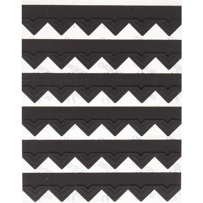 Canson MCXC100510395 Self Adhesive Photo Corners, Black, 252 Pieces