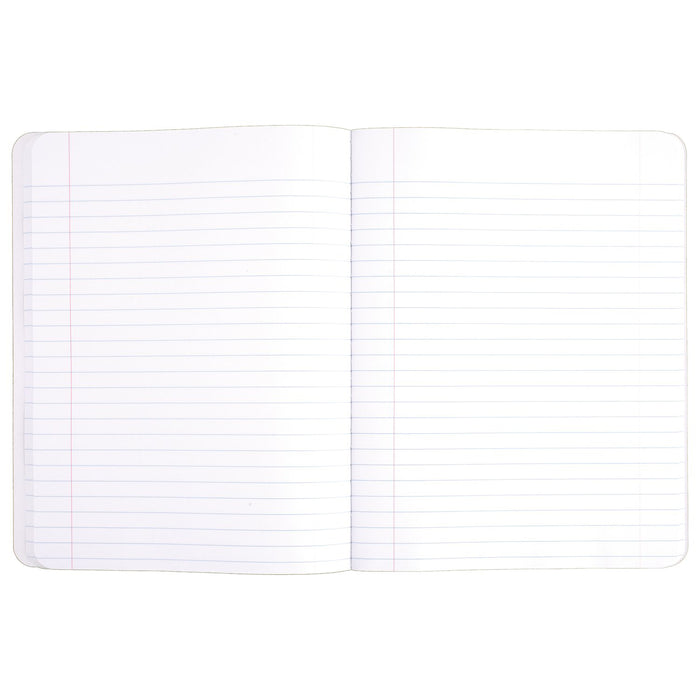 Mead MEA09910 Composition Book, Wide Ruled, 100 Sheets, 9 3/4" x 7 1/2", Black Marble