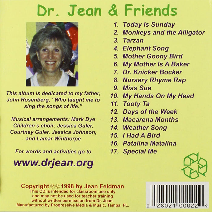 Melody House MH-DJD02 Dr. Jean and Friends CD