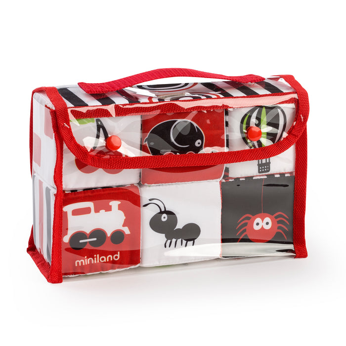 Miniland MLE97313 First Senses 6 Cubes Set