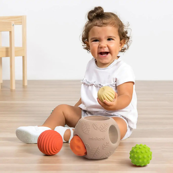 Miniland MLE97315 ECO Big Sensory Ball, 5 Pieces